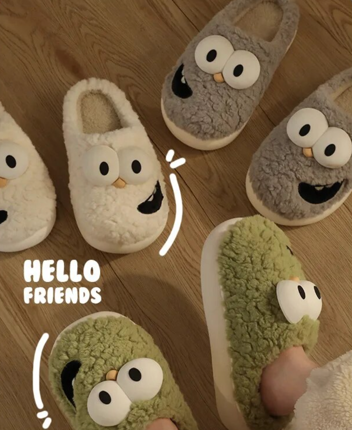 Cartoon Winter Slippers