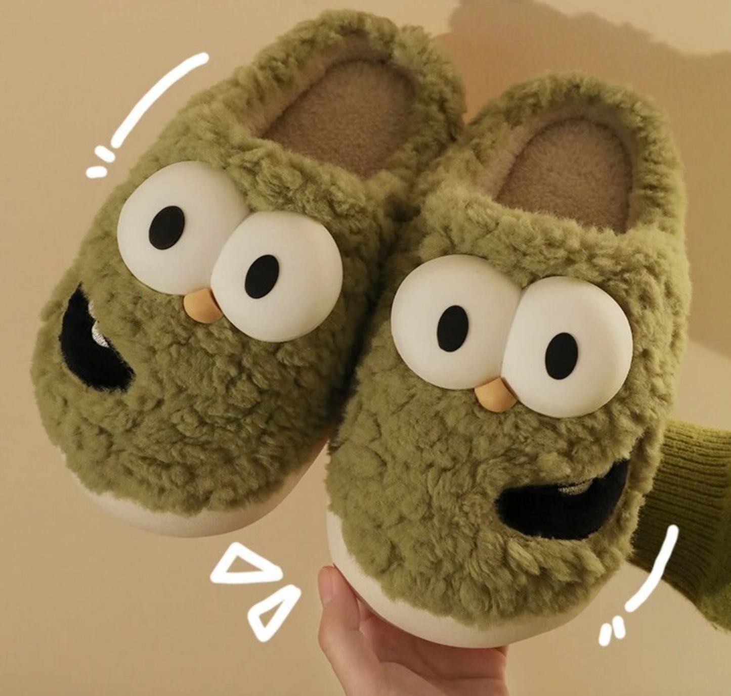 Cartoon Winter Slippers