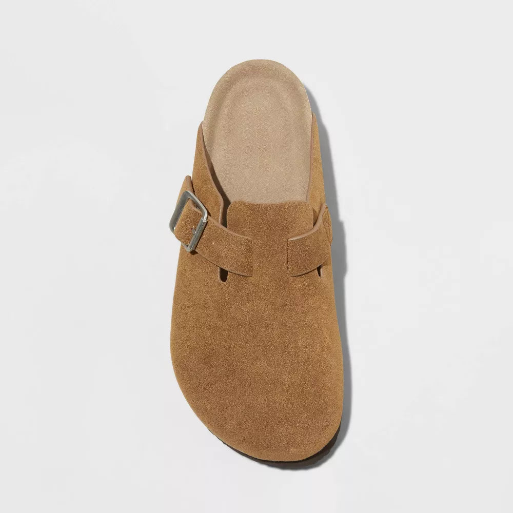 Genuine Suede Clogs