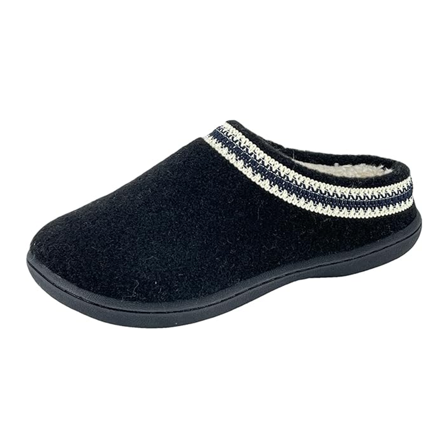 Wool Felt Clog Slippers